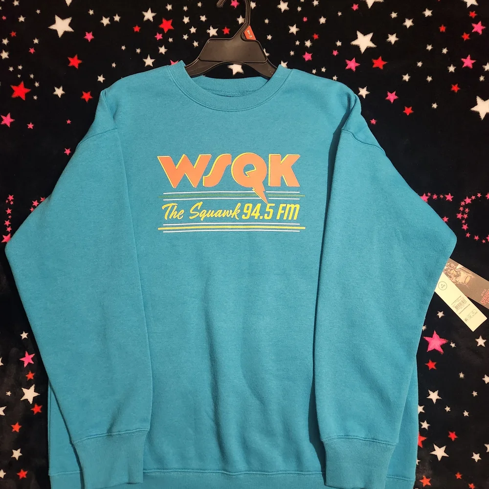 Stranger Things WSQK Radio Sweatshirt - Picture 2 of 7